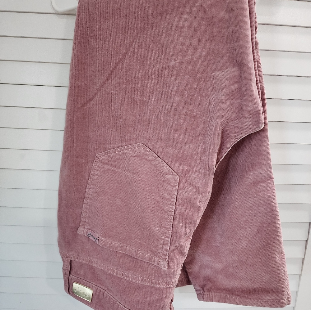 Seven7 Size 14 Blush Pink Ultra High Rise Skinny Stretchy Corduroy Pants